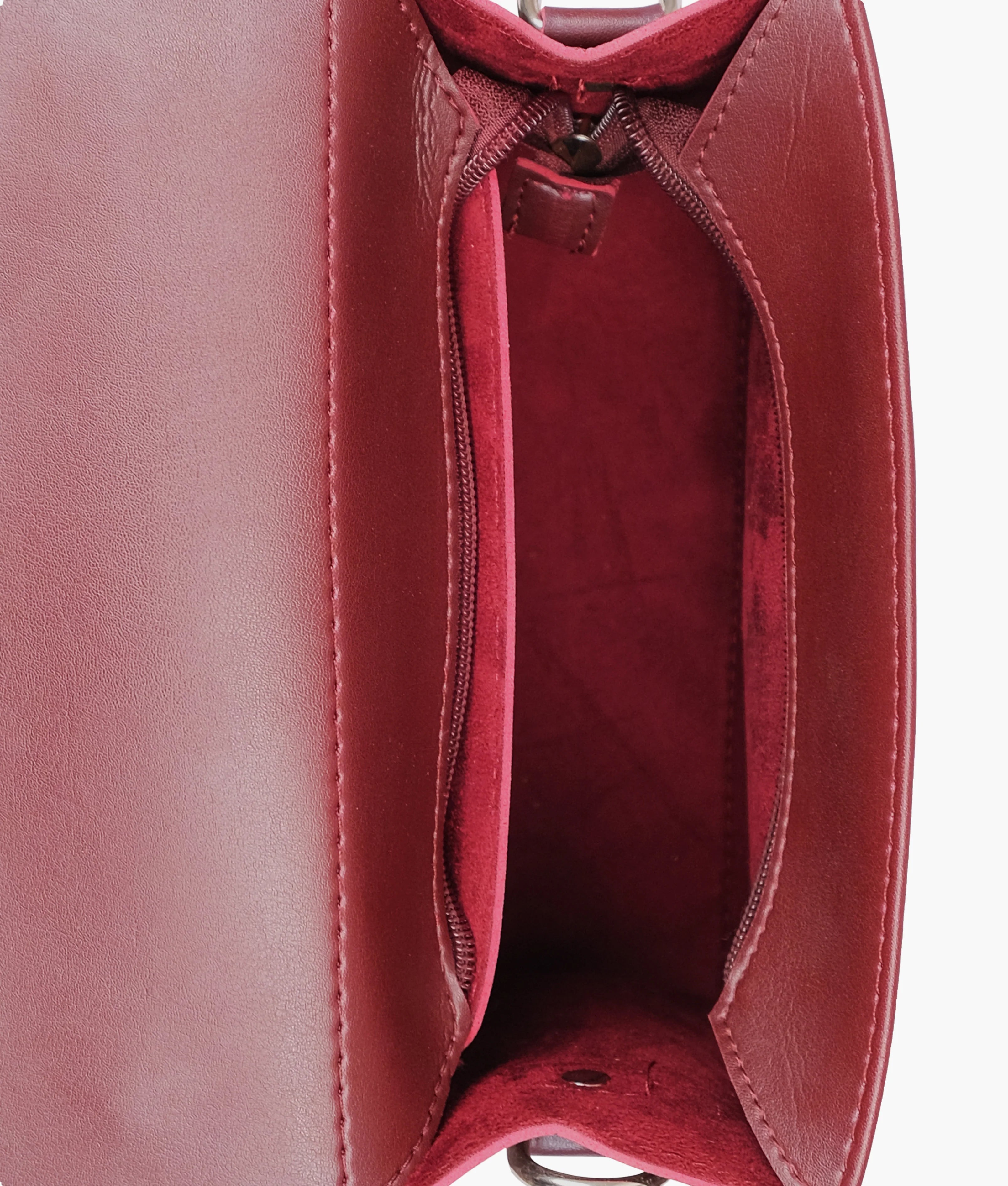 Arlet Push-Lock Messenger Bag Maroon