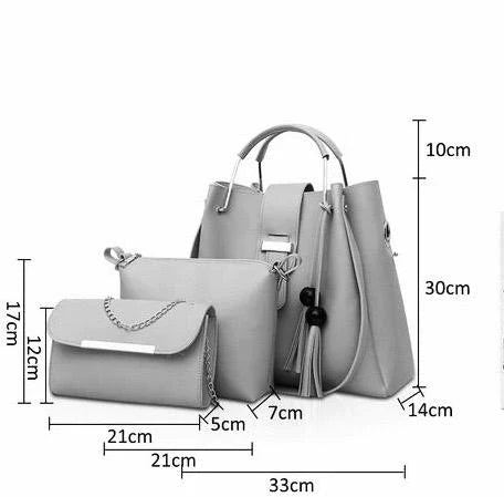 Breeze 3 IN 1 PIECE  BROWN HANDBAG