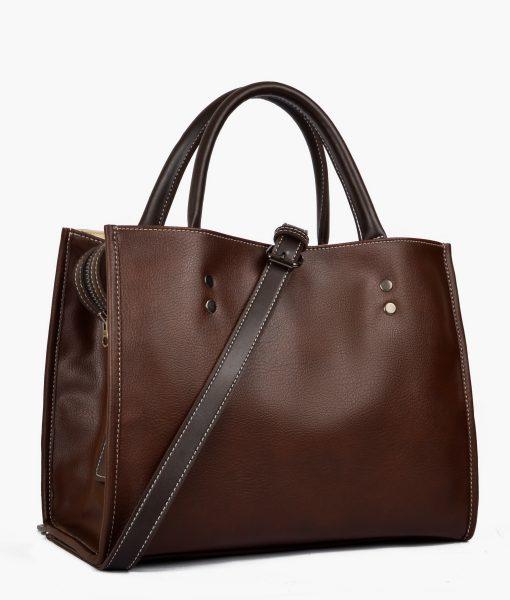 Arya Brown Handbag - Vuchetti