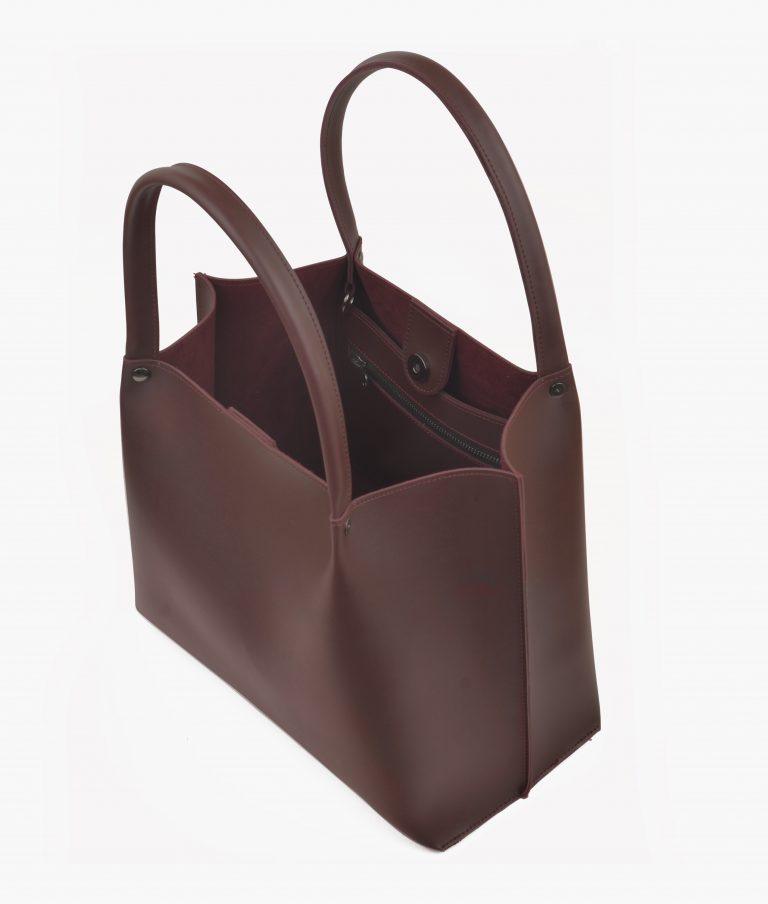 Ella Burgundy Tote Bag - Vuchetti