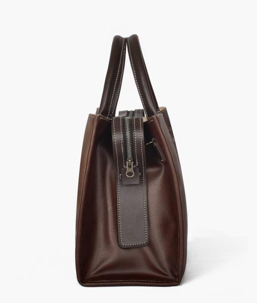 Arya Brown Handbag - Vuchetti