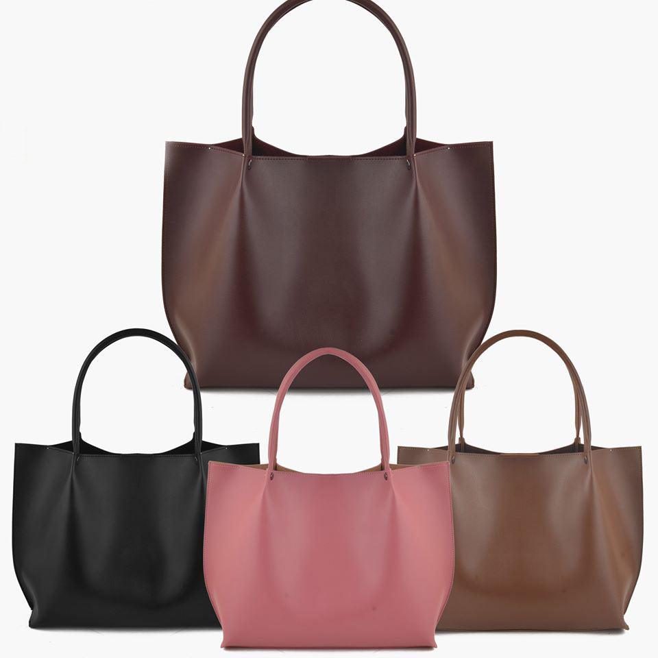 Ella Burgundy Tote Bag - Vuchetti