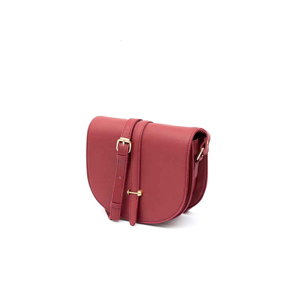 Sacha Maroon Handbag