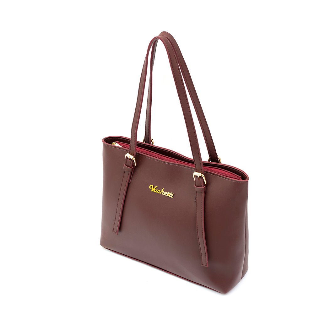 Lisa Maroon Handbag