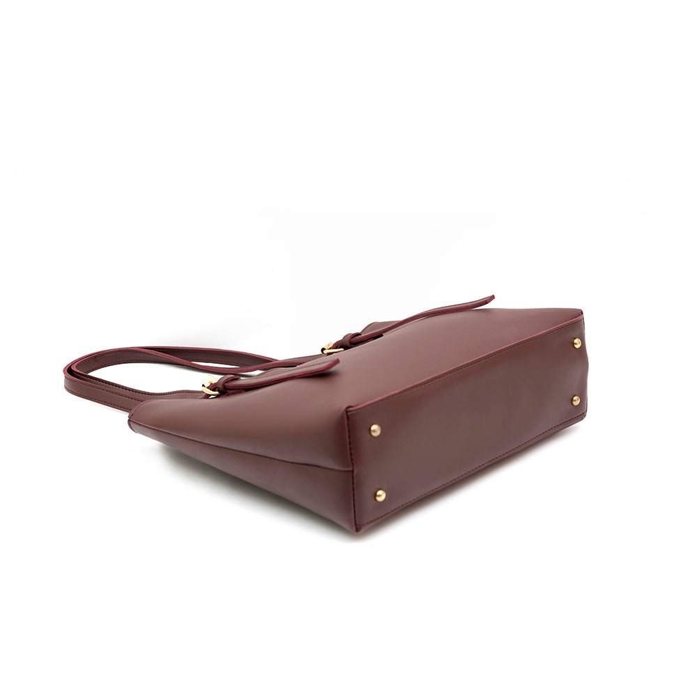 Lisa Maroon Handbag