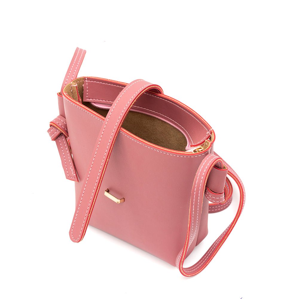 Emelia Cross Body Bucket Bag - (CLPK)