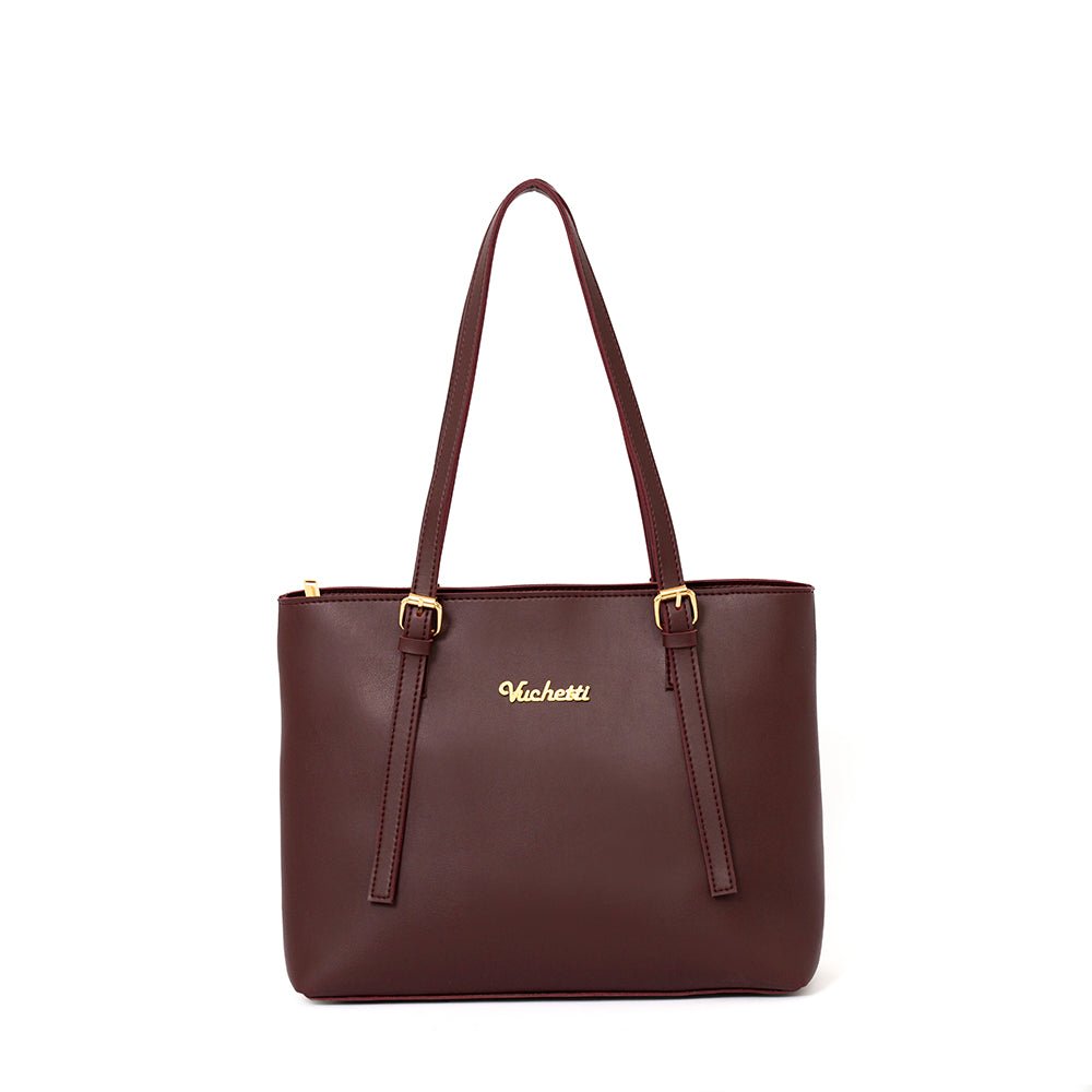 Lisa Maroon Handbag