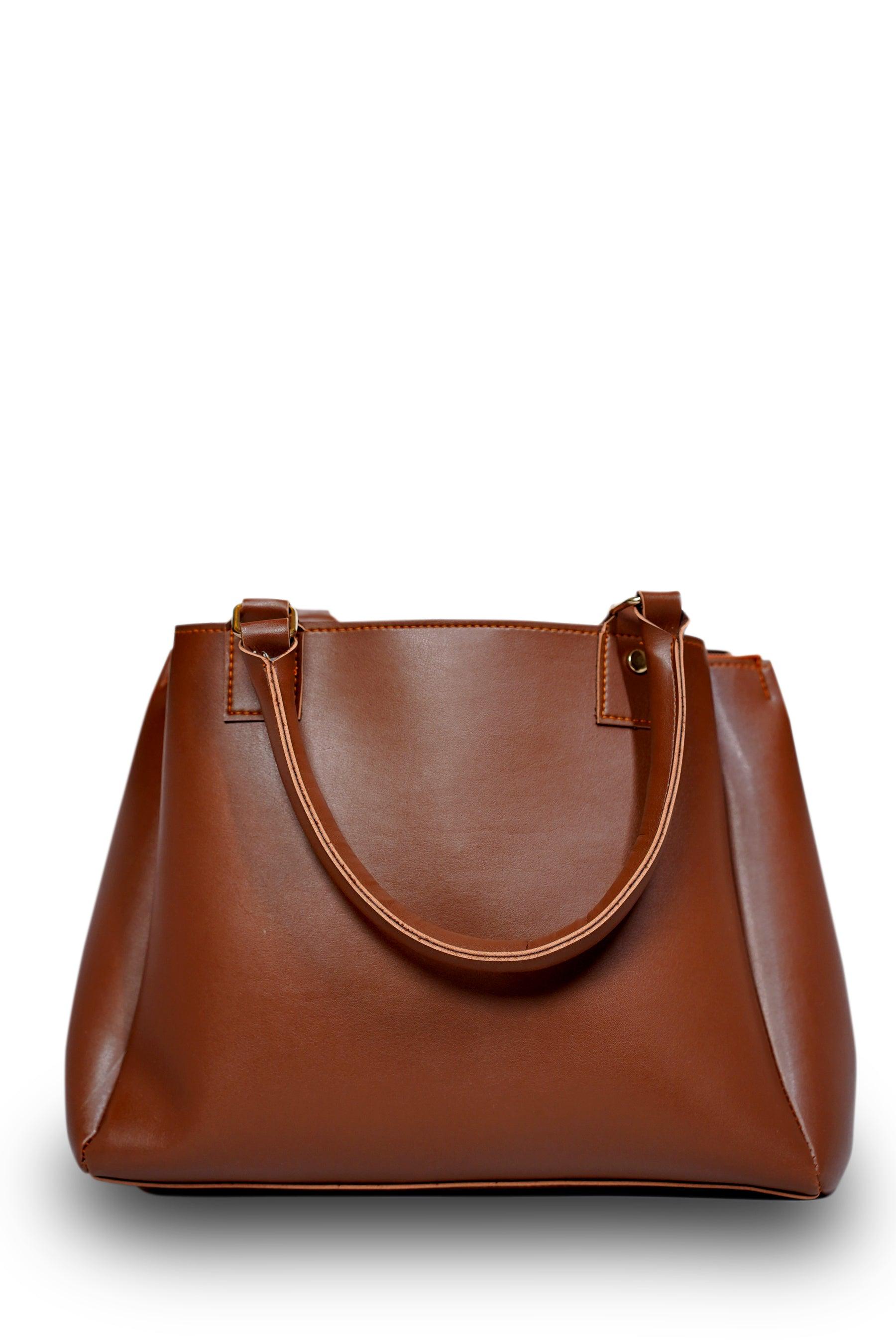 Georgia Brown Shoulder Bag - Vuchetti