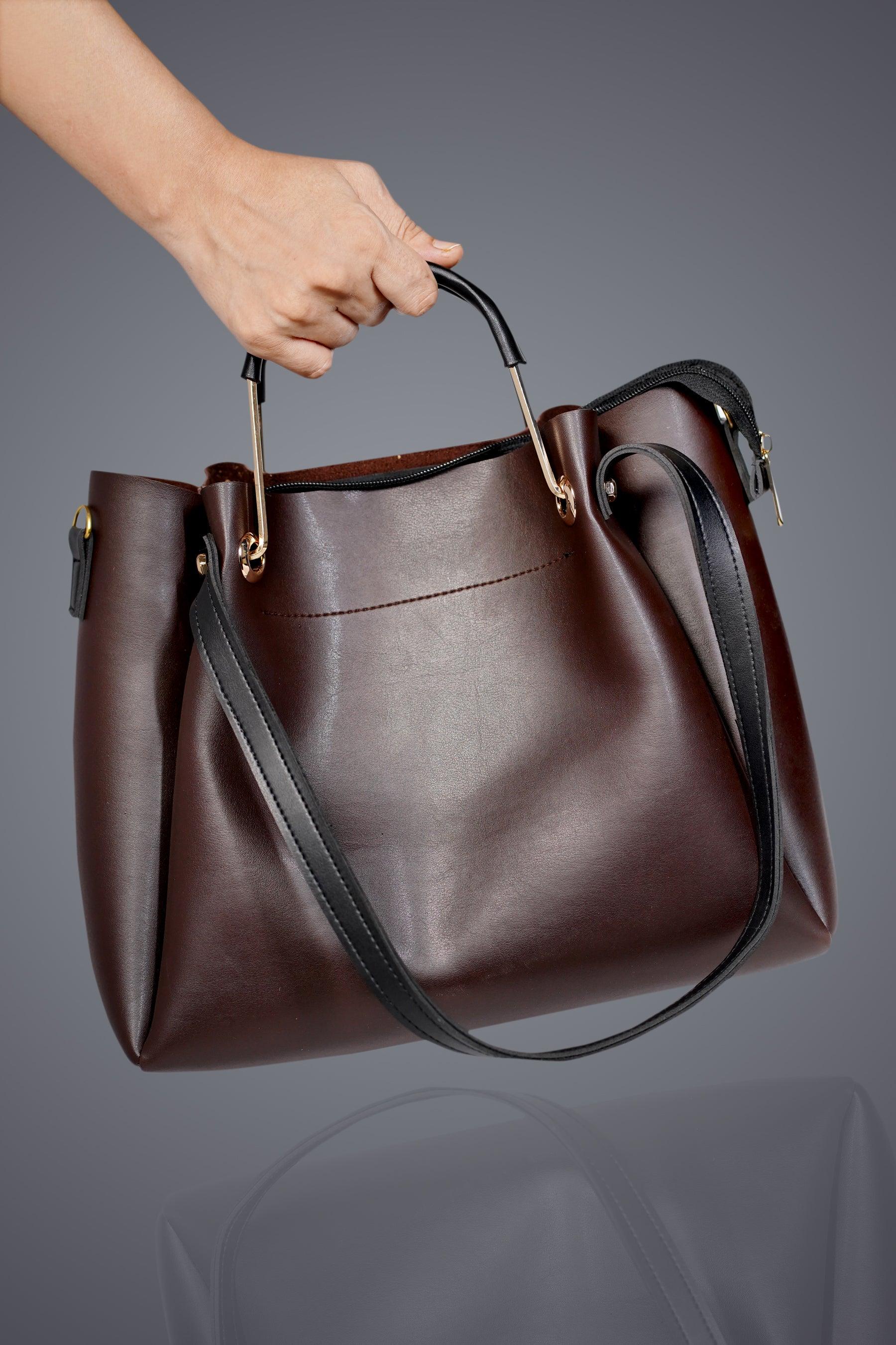 Austin Burgundy Shoulder Bag - Vuchetti