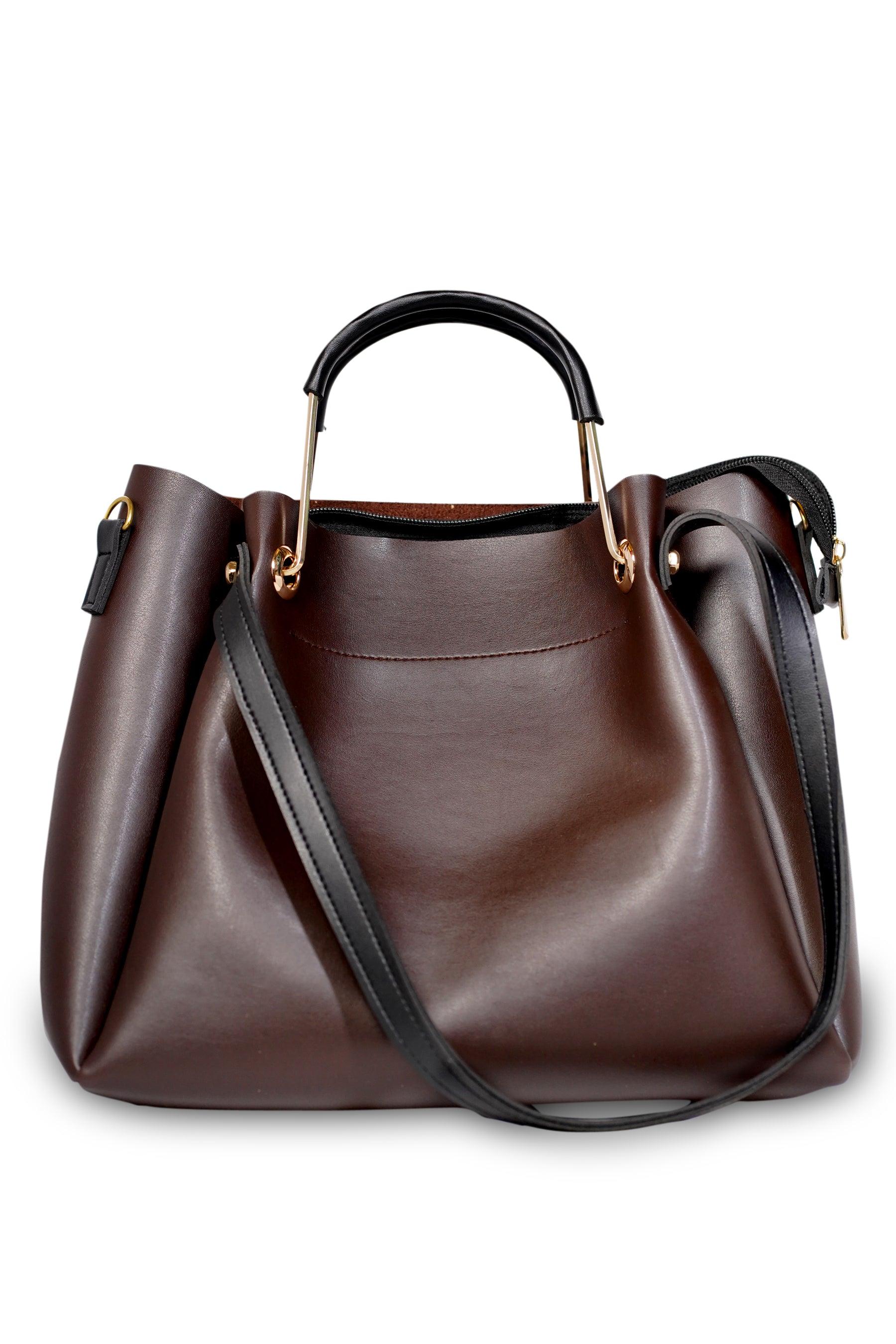 Austin Burgundy Shoulder Bag - Vuchetti