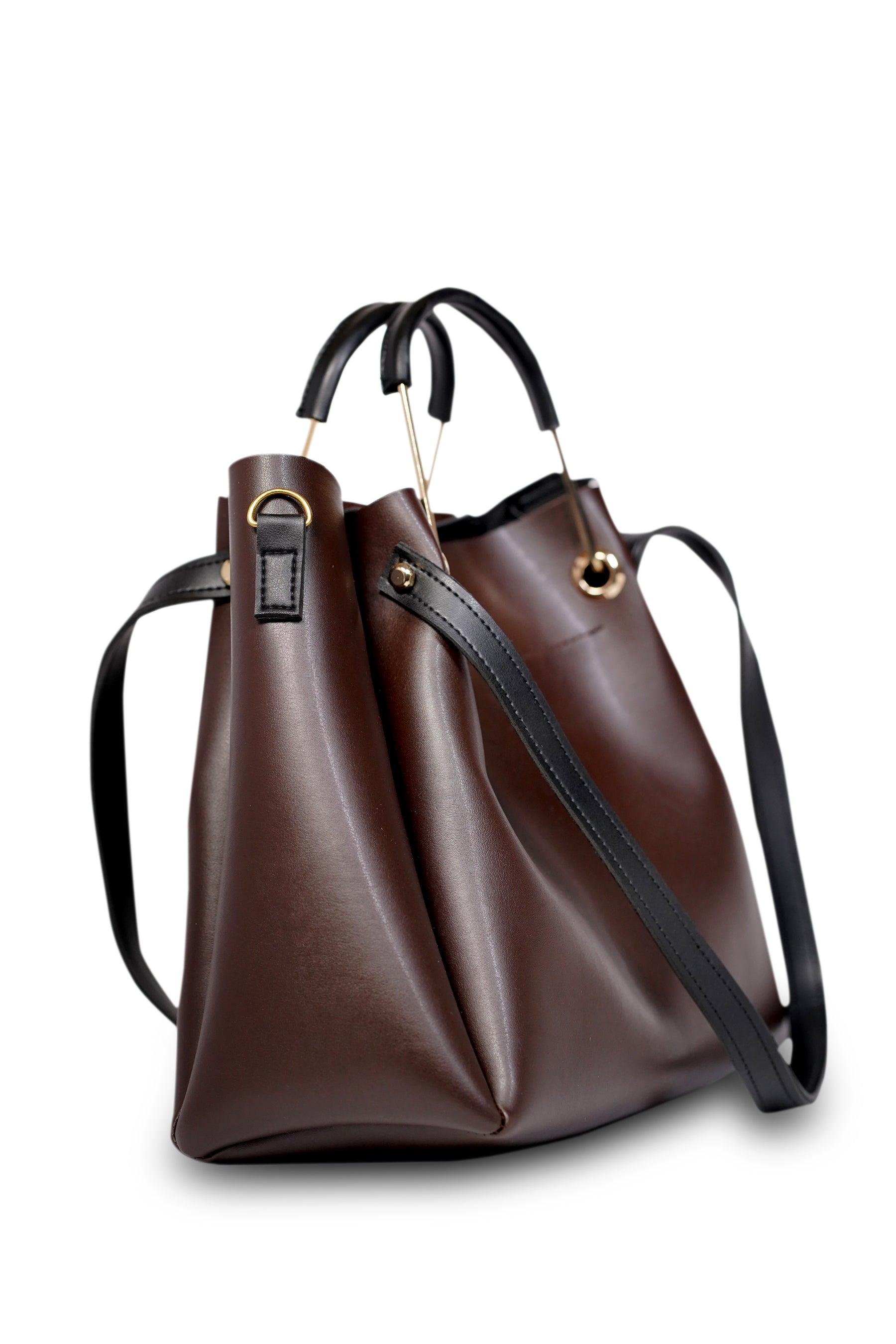 Austin Burgundy Shoulder Bag - Vuchetti