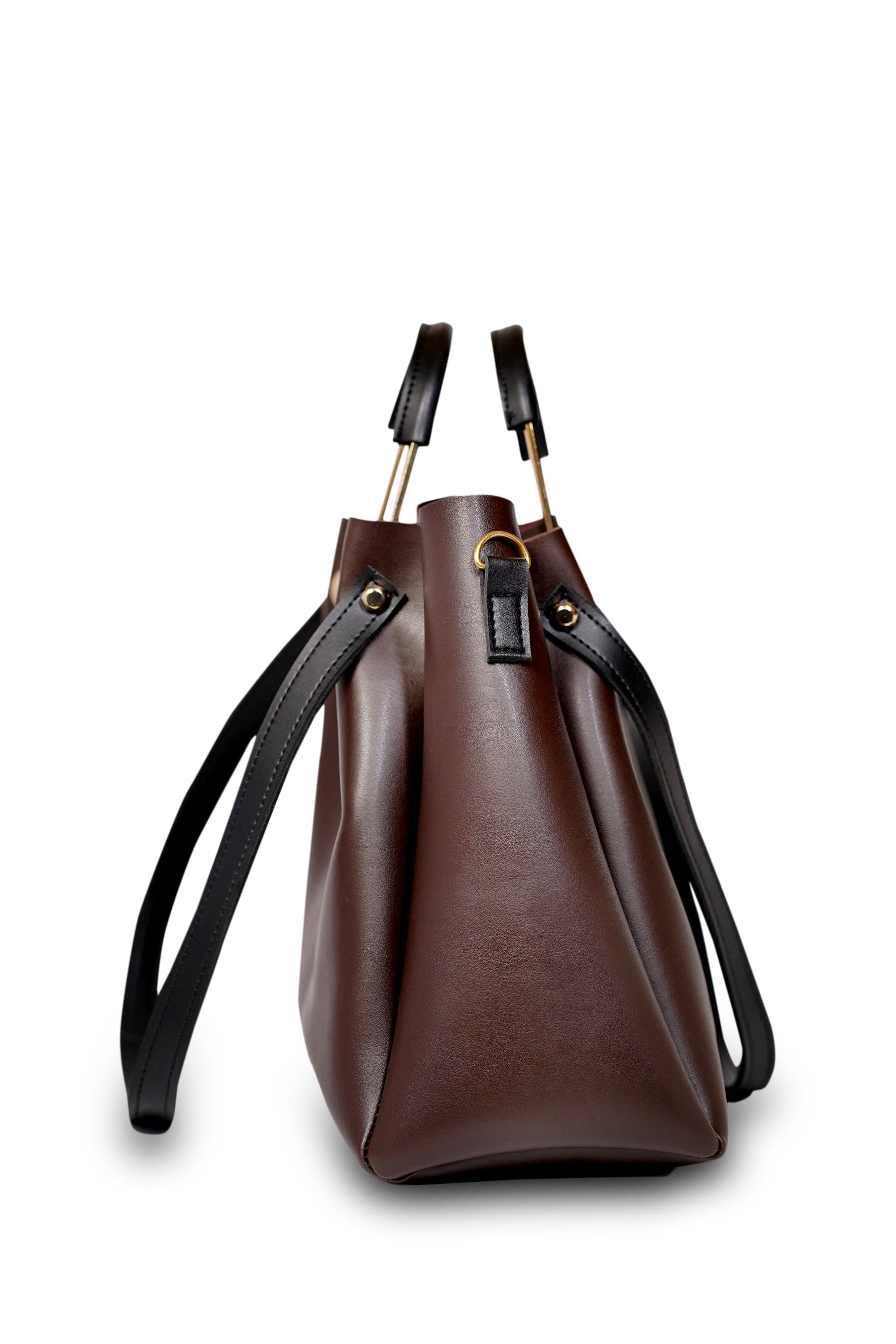 Austin Burgundy Shoulder Bag - Vuchetti