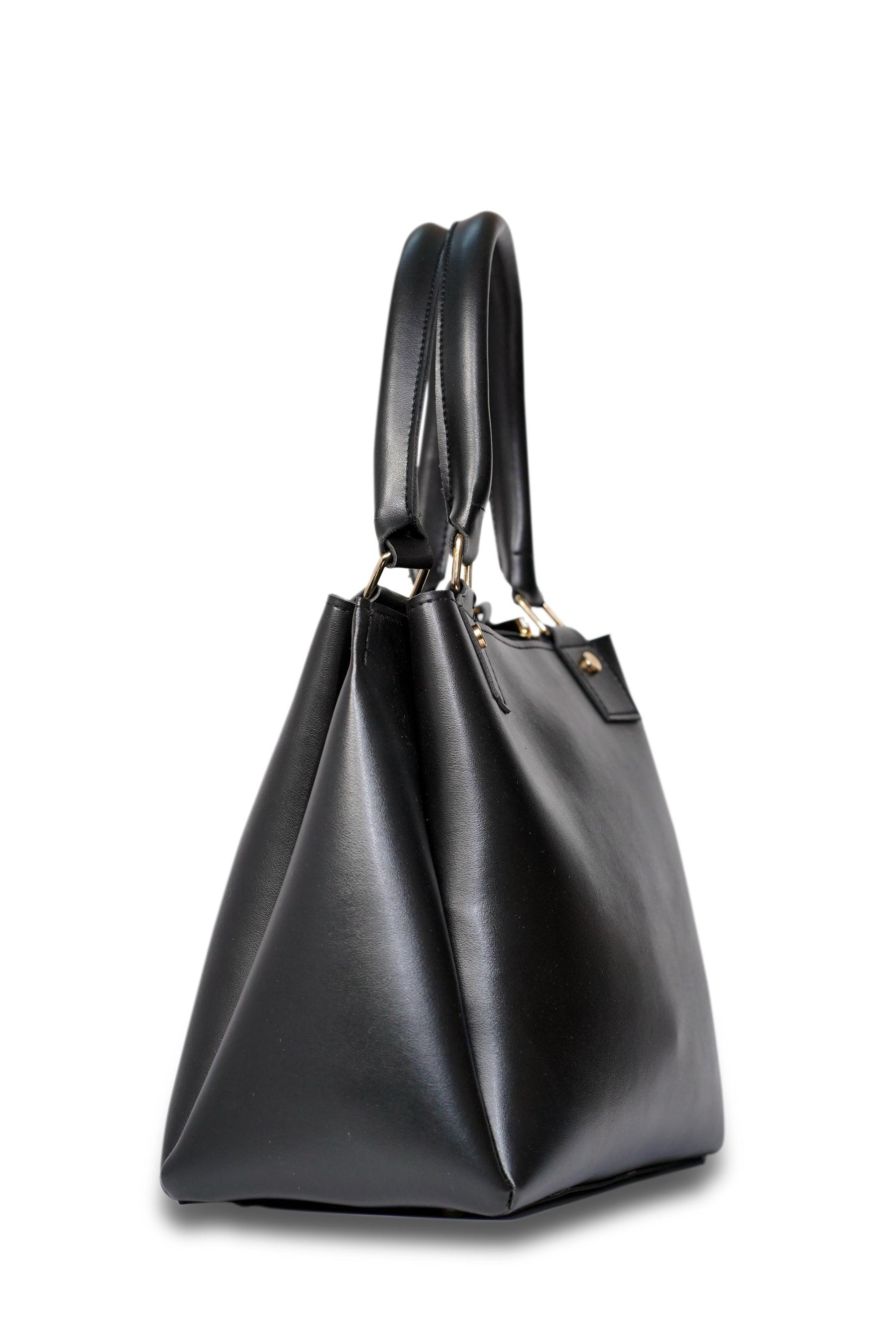 Georgia Black Shoulder Bag - Vuchetti