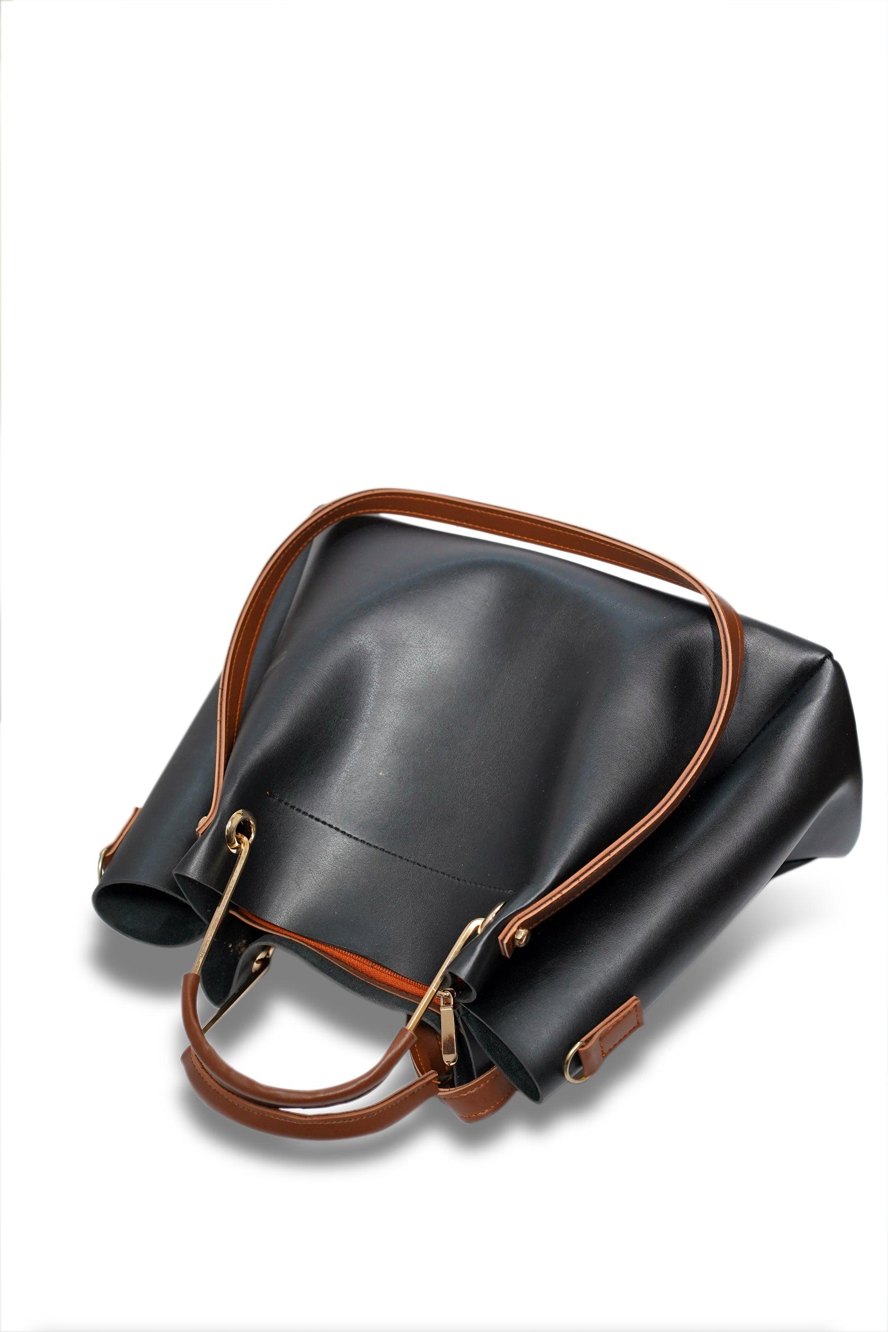 Austin Black Shoulder Bag - Vuchetti