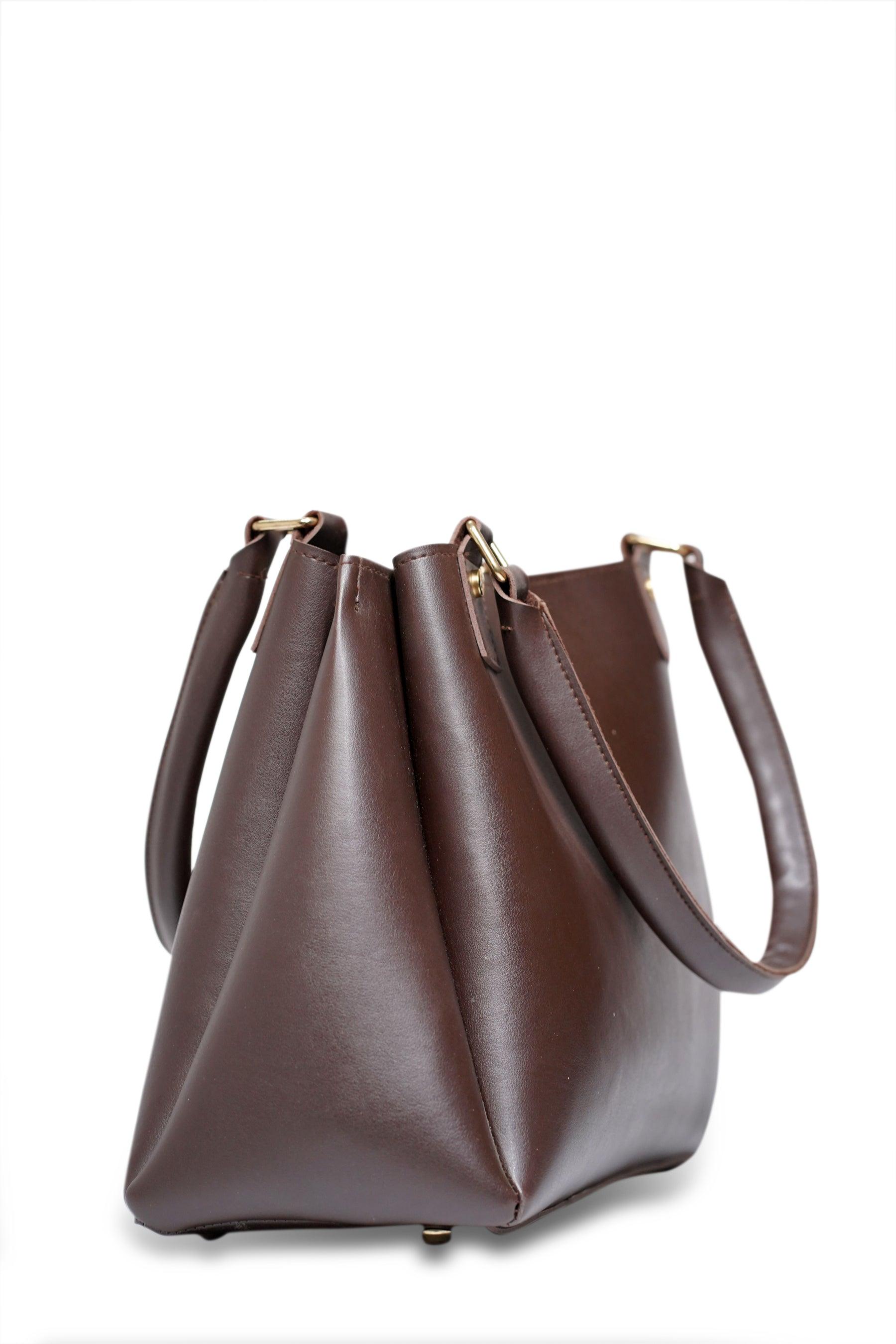 Georgia Burgundy Shoulder Bag - Vuchetti