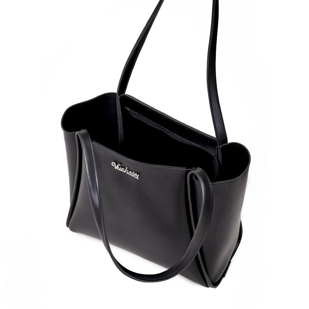 Rosella Black Classic tote bag - Vuchetti